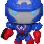 Funko Pop! - Marvel Avengers Mech Strike - Captain America - 829 - Bobble Head