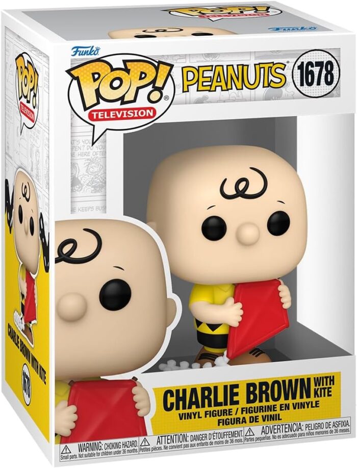 Funko Pop! Television Peanuts - Charlie Brown with Kite - 1678 - Vinyl Figure - immagine 2