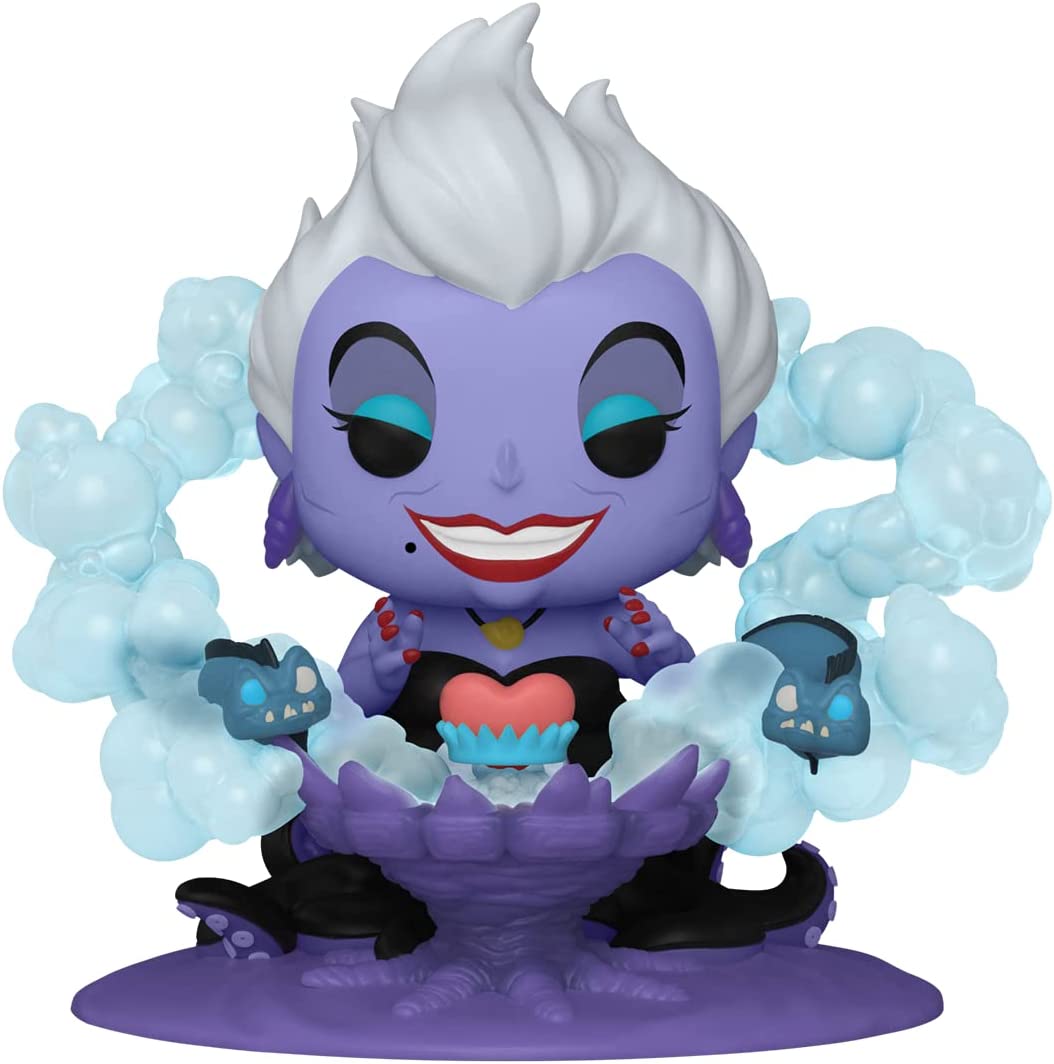 616zzknxpwl._ac_sl1300_.jpg Funko Pop! Disney Villains Deluxe - Ursula On Throne - 1089 - Vinyl Figure - immagine 1