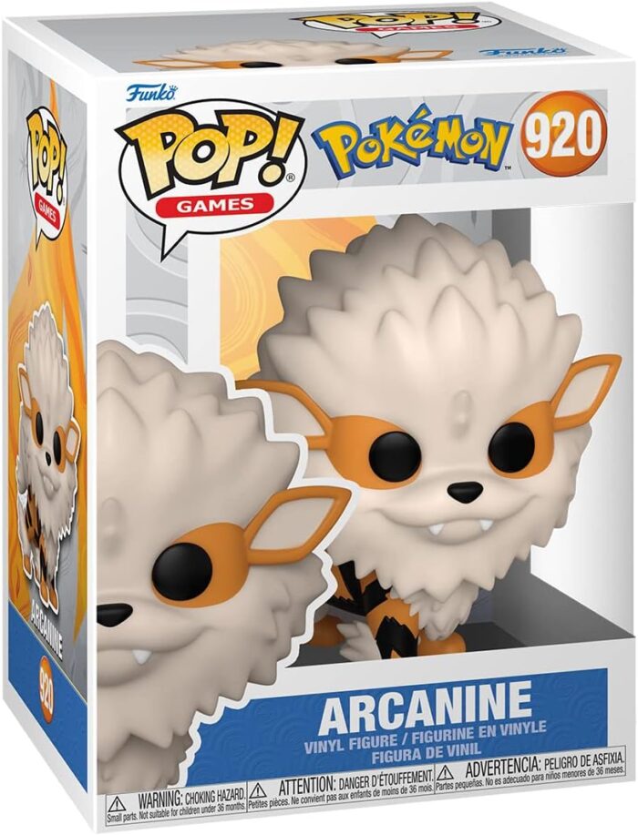 Funko Pop! Games Pokémon - Arcanine - 920 - Vinyl Figure - immagine 2