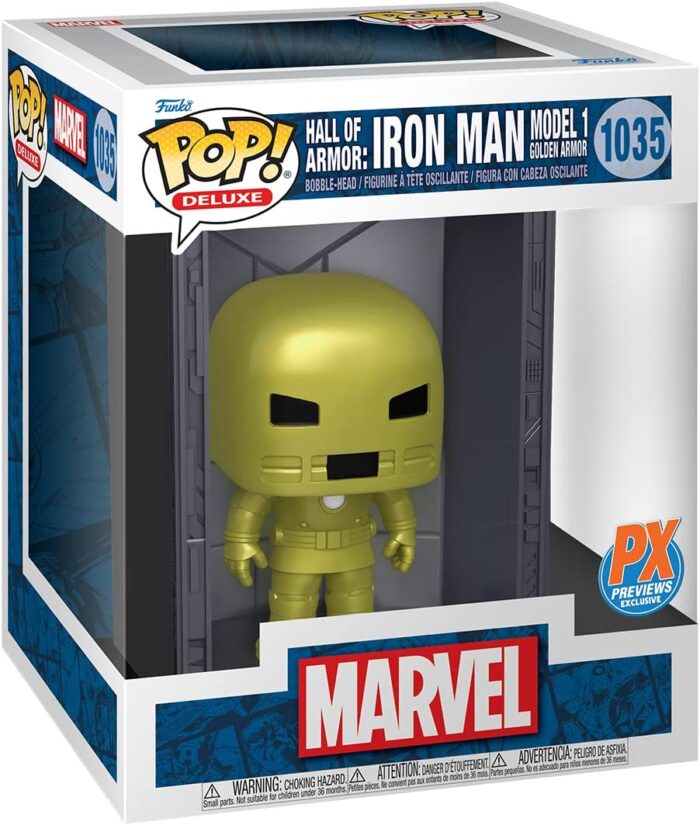 Funko Pop! Deluxe Hall of Harmor - Iron Man Model 1 - 1035 - Bobble Head - immagine 2