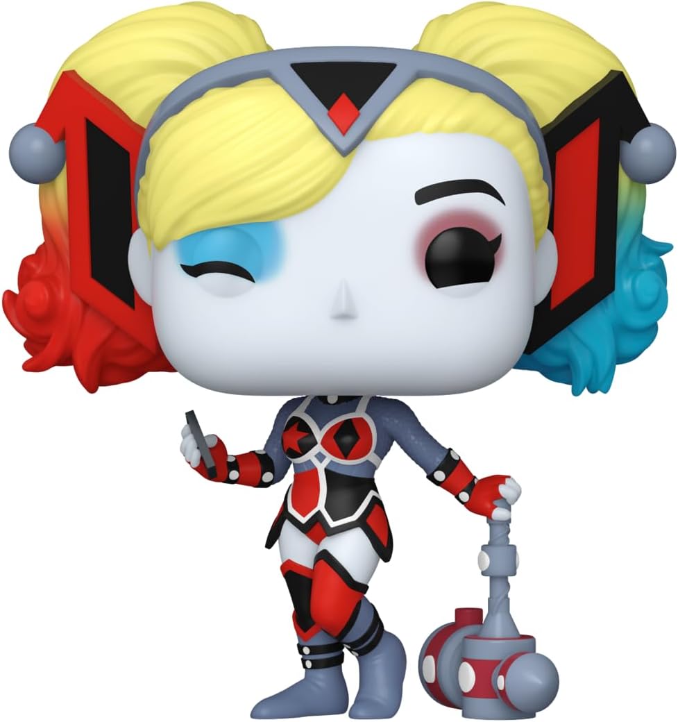 61_afbgutnl._ac_sl1300_.jpg Funko Pop! Heroes DC Harley Quinn - Harley Quinn on Apokolips - 450 - Vinyl Figure - immagine 1