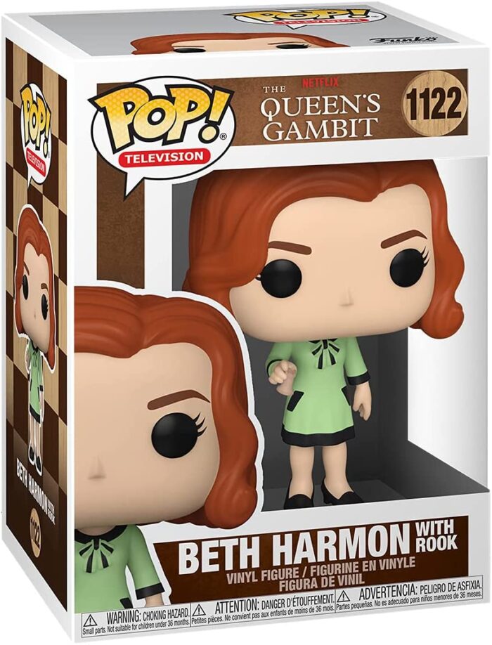 Funko Pop! Television The Queens Gambit - Beth Harmon With Rook - 1122 - Vinyl Figure - immagine 2