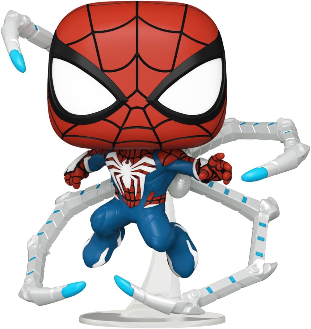 61at3rpmtvl._ac_sl1300_.jpg Funko Pop! - Marvel Spider Man 2 - Peter Parker Advanced Suit 2.0 - 971 - Bobble Head - immagine 1