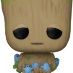 Funko Pop! Marvel Studios I Am Groot - Groot with Grunds - 1194 - Bobble Head