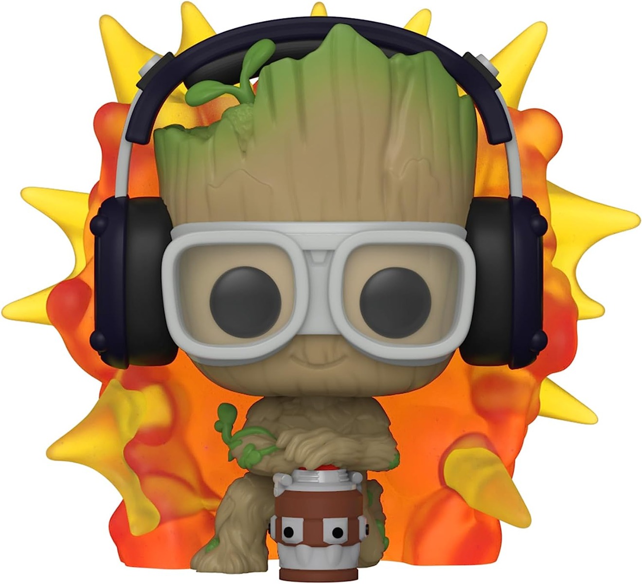 61gsaczmwel._ac_sl1500_.jpg Funko Pop! Marvel Studios I Am Groot - Groot With Detonator - 1195 - Bobble Head - immagine 1