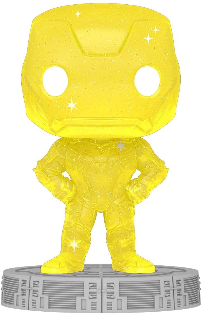 61horo0ukjl._ac_sl1300_.jpg Funko Pop! Art Series - Marvel Studios The Infinity Saga - Iron Man - 47 - Special Edition - Bobble Head - immagine 1