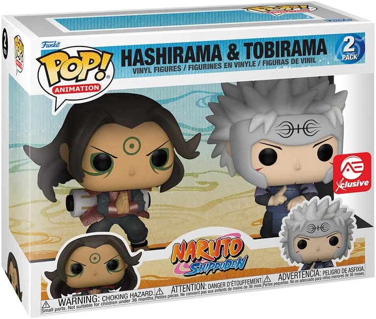 61k3twwqjml._ac_.jpg Funko Pop! Animation Naruto Shippuden - Hashirama & Tobirama - 2 Pack - AE Exclusive - Vinyl Figure - immagine 1