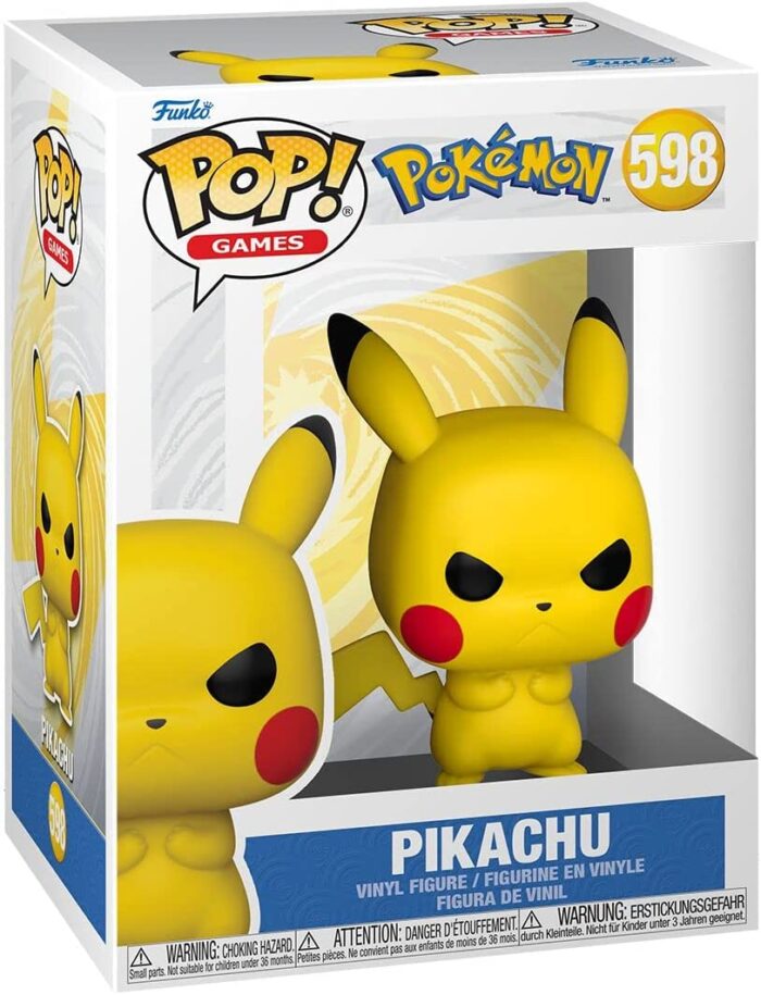 Funko Pop! Games Pokemon - Pikachu - 598 - Vinyl Figure - immagine 2