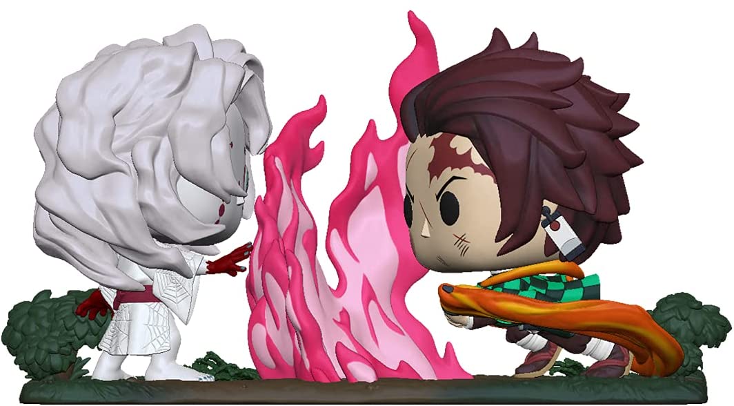 61mlpnkdcrs._ac_sl1299_.jpg Funko Pop! Moment Demon Slayer -Tanjiro Vs Rui - 1034 - Vinyl Figure - immagine 1