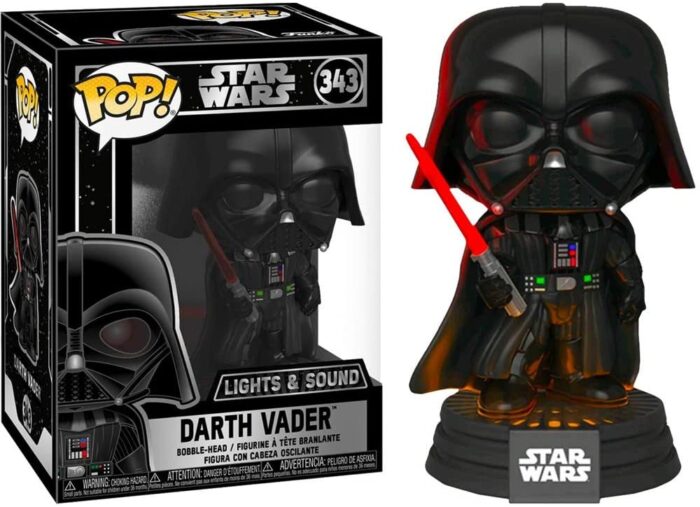 Funko Pop! - Star Wars - Darth Vader Light & Sound - 343 - Bobble Head - immagine 2