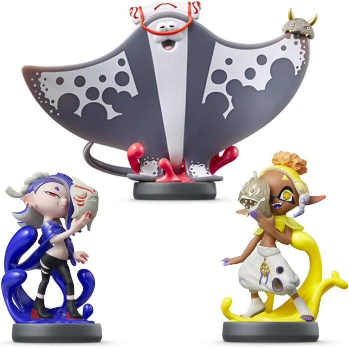 NINTENDO Amiibo - Pinnuccia, Morena & Mantaleo - Serie Splatoon 3 - immagine 2