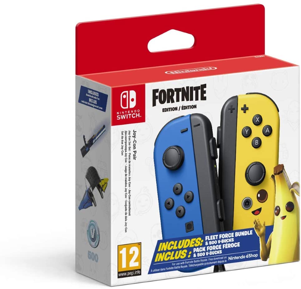 61nhd_qeall._ac_sl1500__6.jpg Joy-Con Set da 2 - Fortnite Edition (Nintendo Switch) - immagine 1