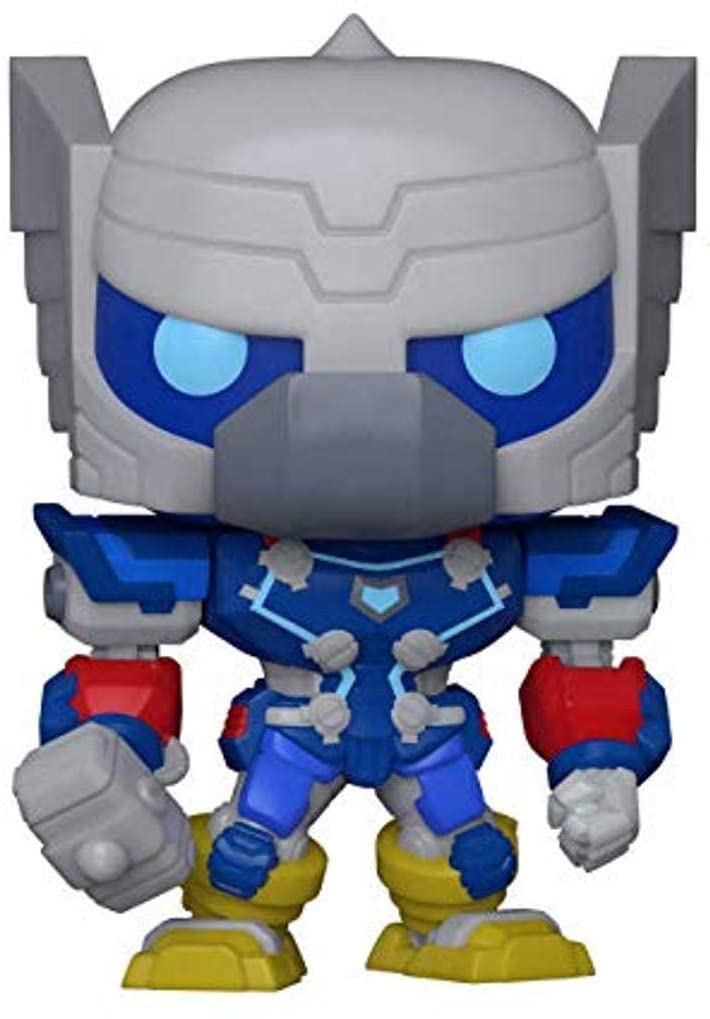 61nolve5vgl._ac_sl1200__6.jpg Funko Pop! - Marvel Avengers Mech Strike - Thor - 834 - Bobble Head - immagine 1