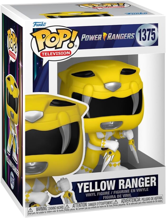 Funko Pop! Television Power Ranger - Yellow Ranger - 1375 - Vinyl Figure - immagine 2