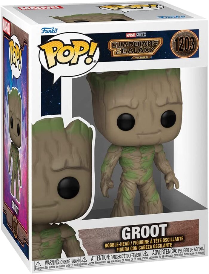 Funko Pop! Marvel Studios - Guardians of the Galaxy - Groot - 1203 - Bobble Head - immagine 2