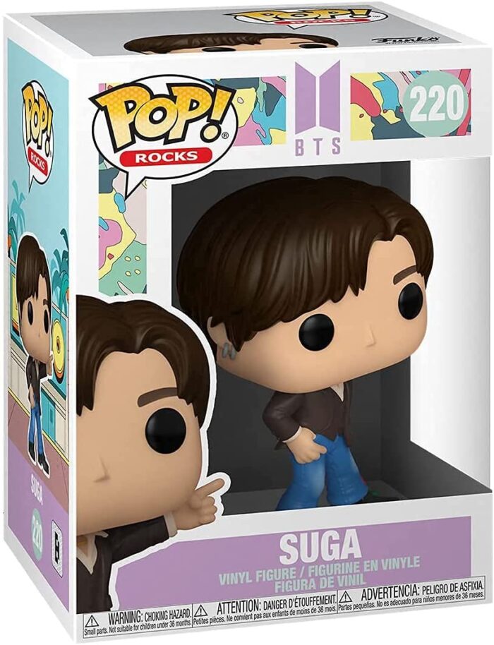 Funko Pop! Rocks BTS Dynamite - Suga - 220 - Vinyl Figure - immagine 2