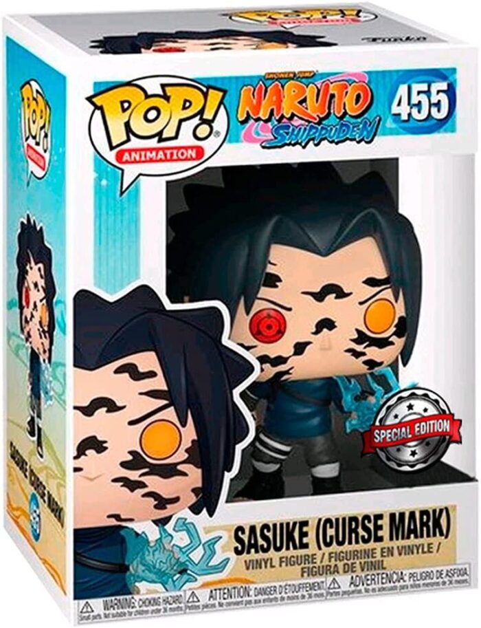 Funko Pop! Animation Naruto Shippuden - Sasuke (Curse Mark) - 455 - Special Edition - Vinyl Figure - immagine 2