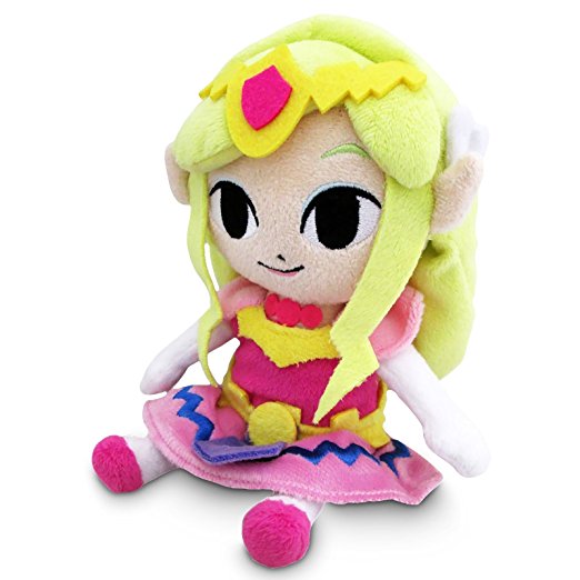 710tmkixarl._sx522__7.jpg Peluche The Legend of Zelda - Princess 16 cm - Prodotto Ufficiale - immagine 1