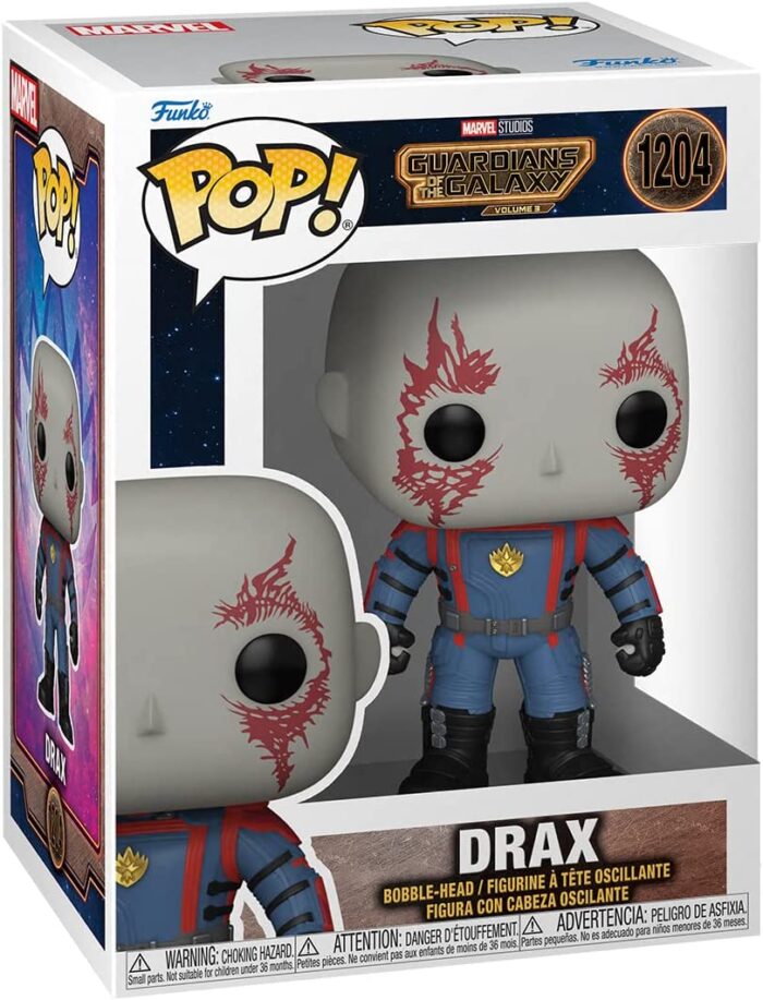 Funko Pop! Marvel Studios Guardians Of The Galaxy - Drax - 1204 - Bobble Head - immagine 2