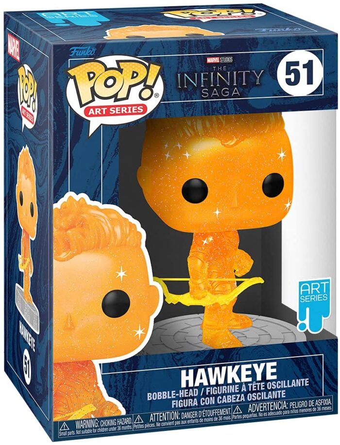 Funko Pop! Art Series - Marvel Studios The Infinity Saga - Hawkeye - 51 - Special Edition - Bobble Head - immagine 2