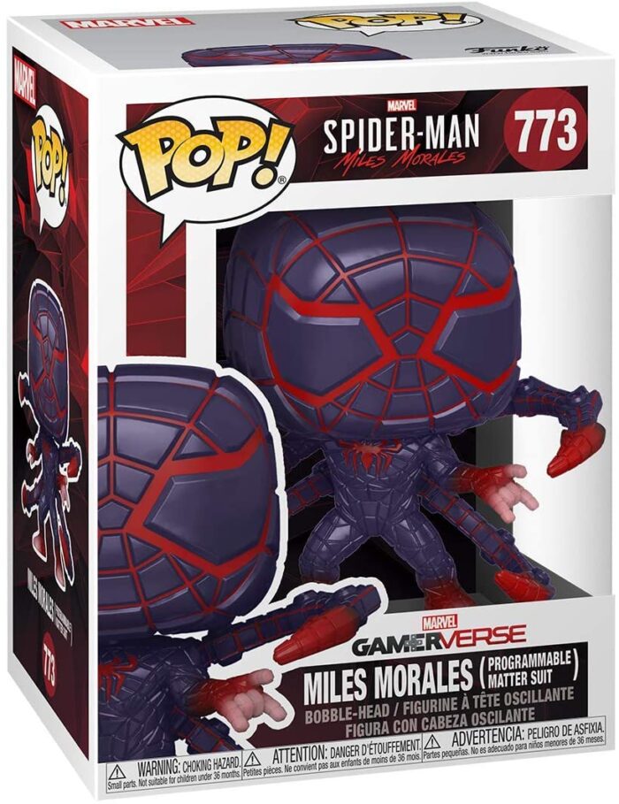 Funko Pop! - Marvel Spider-Man Miles Morales - Programmable Matter Suit - 773 - Bobble Head - immagine 2