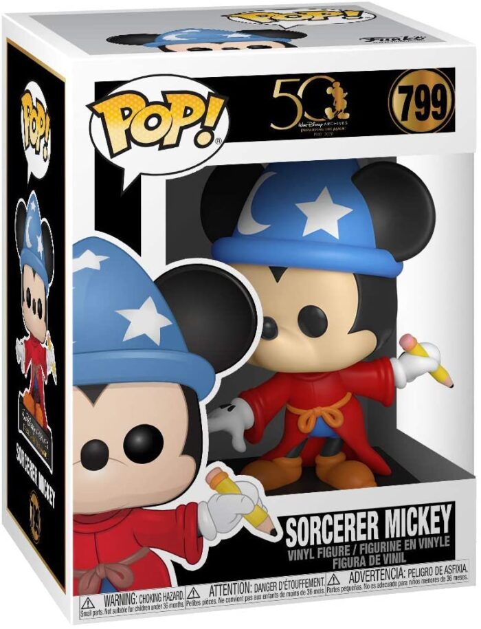 Funko Pop! 50 Anniversario - Sorcerer Mickey - 799 - immagine 2