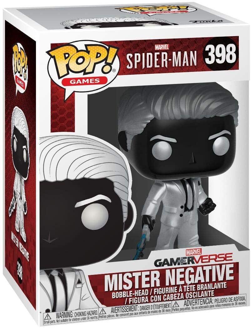 7179oxsgqkl._ac_sl1061__7.jpg Funko Pop! - Games - Marvel Spider Man - 398 MISTER NEGATIVE - Bobble Head - immagine 1