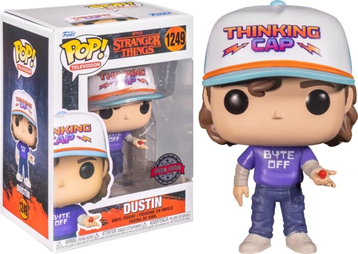 Funko Pop! Television Stranger Things - Dustin - 1249 - Vinyl Figure - immagine 2