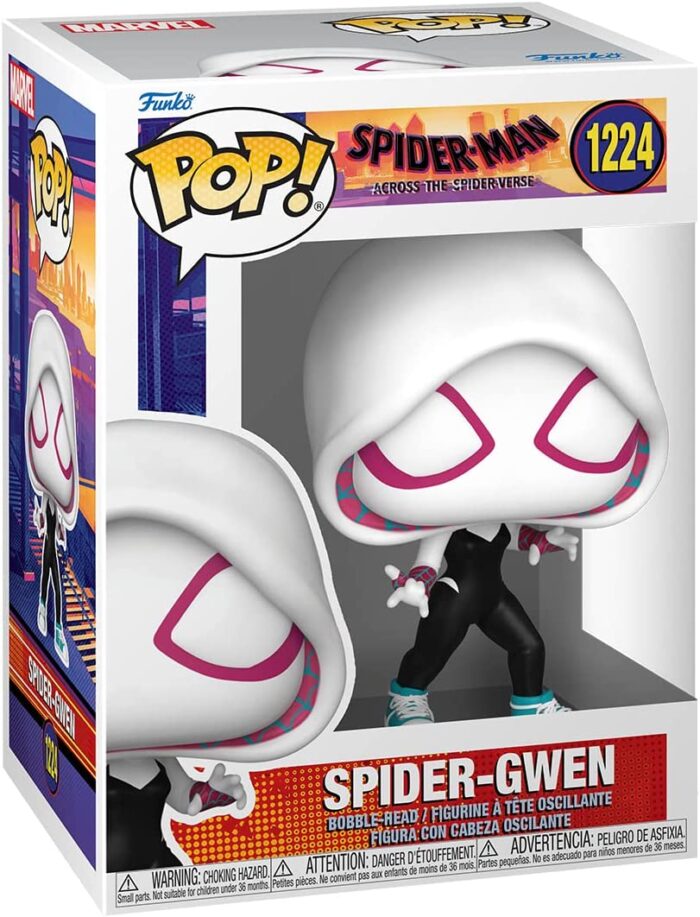 Funko Pop! Spider-Man Across The Spider-Verse - Spider-Gwen - 1224 - Bobble Head - immagine 2