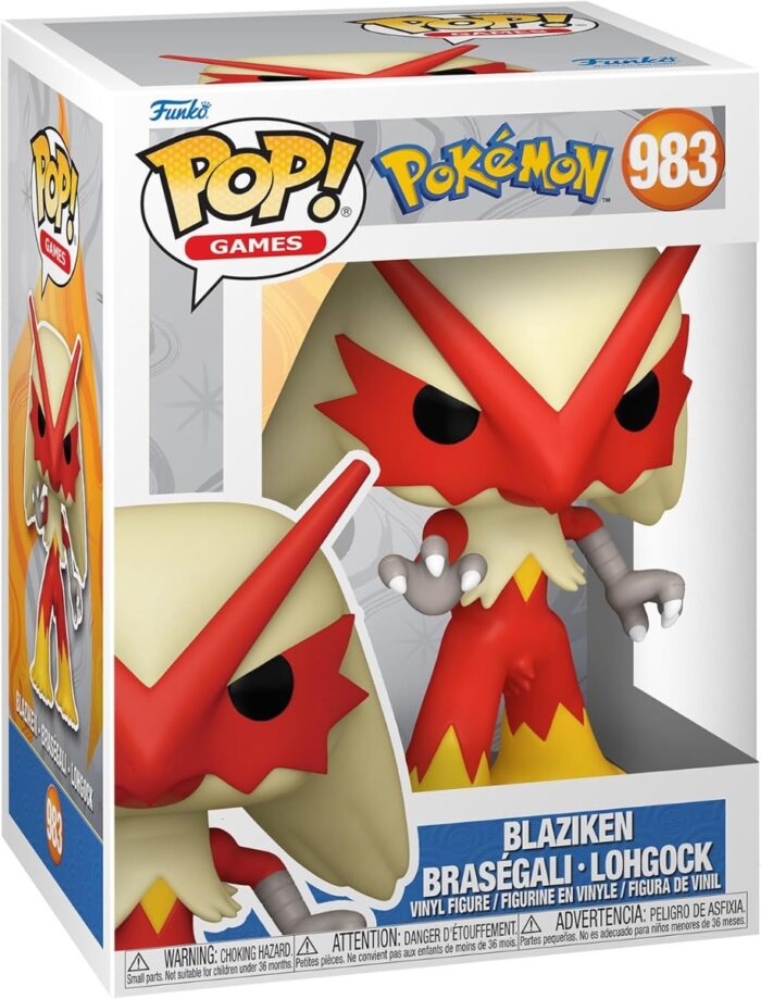 Funko Pop! Games Pokémon - Blaziken - 983 - Vinyl Figure - immagine 2