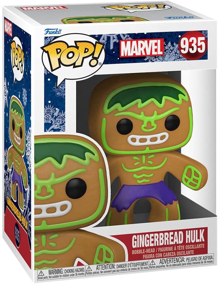 Funko Pop! Marvel - Gingerbread Hulk - 935 - Bobble Head - immagine 2