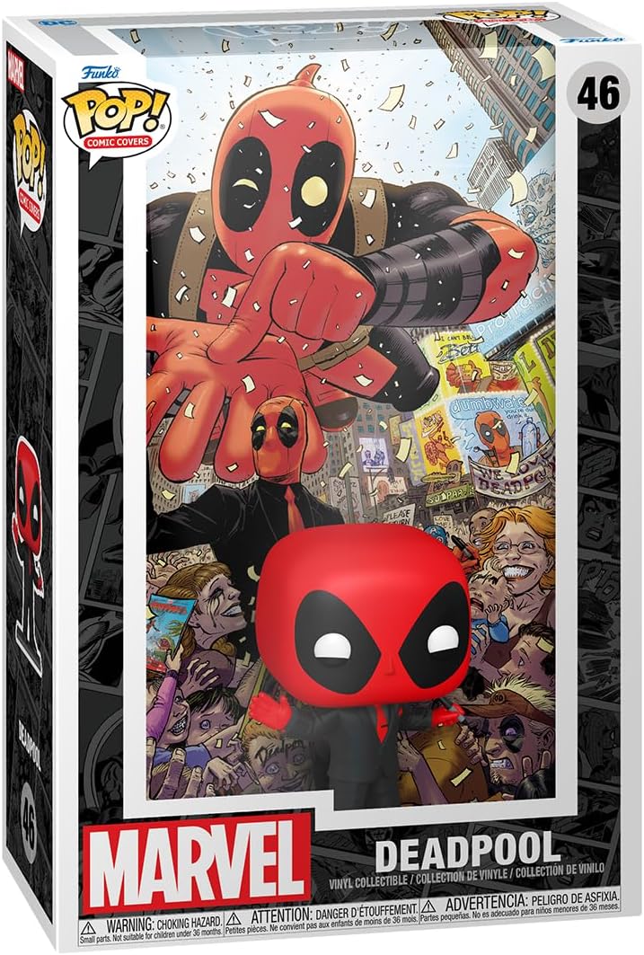 71armt_xfpl._ac_sl1300_.jpg Funko Pop! Comic Covers Marvel - Deadpool - 46 - Vinyl Figure - immagine 1