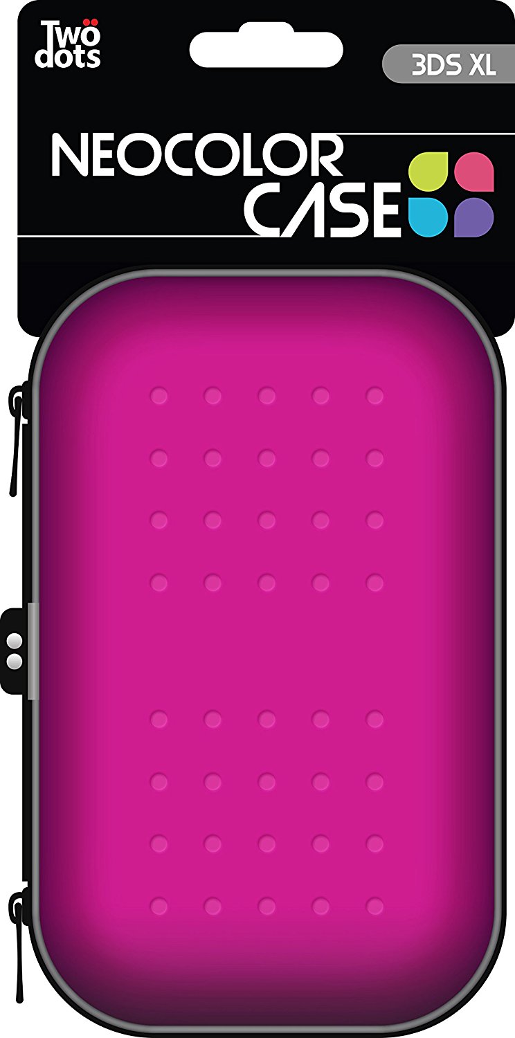 71b0bpmvlwl._sl1500__7.jpg Custodia Rigida per Nintendo 3DS XL - Two Dots Colore Rosa Neon - immagine 1