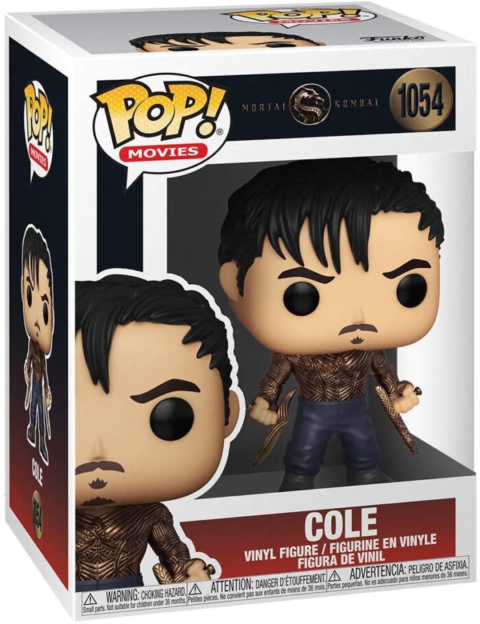 Funko Pop! Movies Mortal Kombat - Cole - 1054 - Vinyl Figure - immagine 2