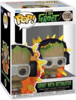 Funko Pop! Marvel Studios I Am Groot - Groot With Detonator - 1195 - Bobble Head - immagine 2