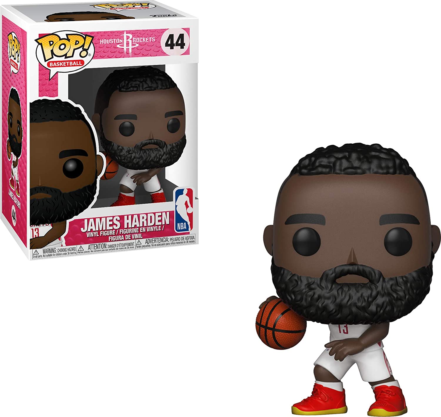 71bvvgupcml._ac_sl1500__6.jpg Funko Pop! Basketball Houston Rockets - James Harden - 44 - Vinyl Figure - immagine 1