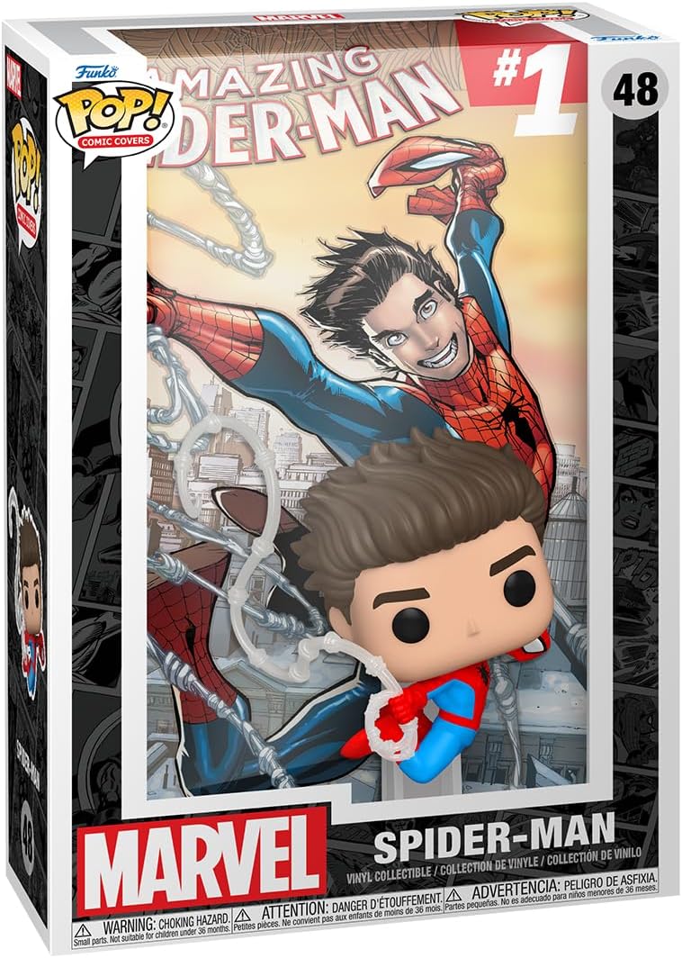 71ctcha3dvl._ac_sl1300_.jpg Funko Pop! Comic Covers Marvel - Spider-Man - 48 - Vinyl Figure - immagine 1