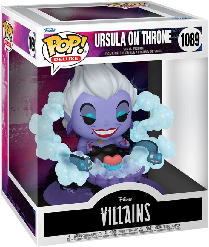 Funko Pop! Disney Villains Deluxe - Ursula On Throne - 1089 - Vinyl Figure - immagine 2