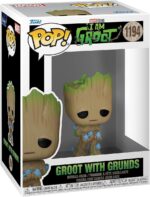 Funko Pop! Marvel Studios I Am Groot - Groot with Grunds - 1194 - Bobble Head - immagine 2