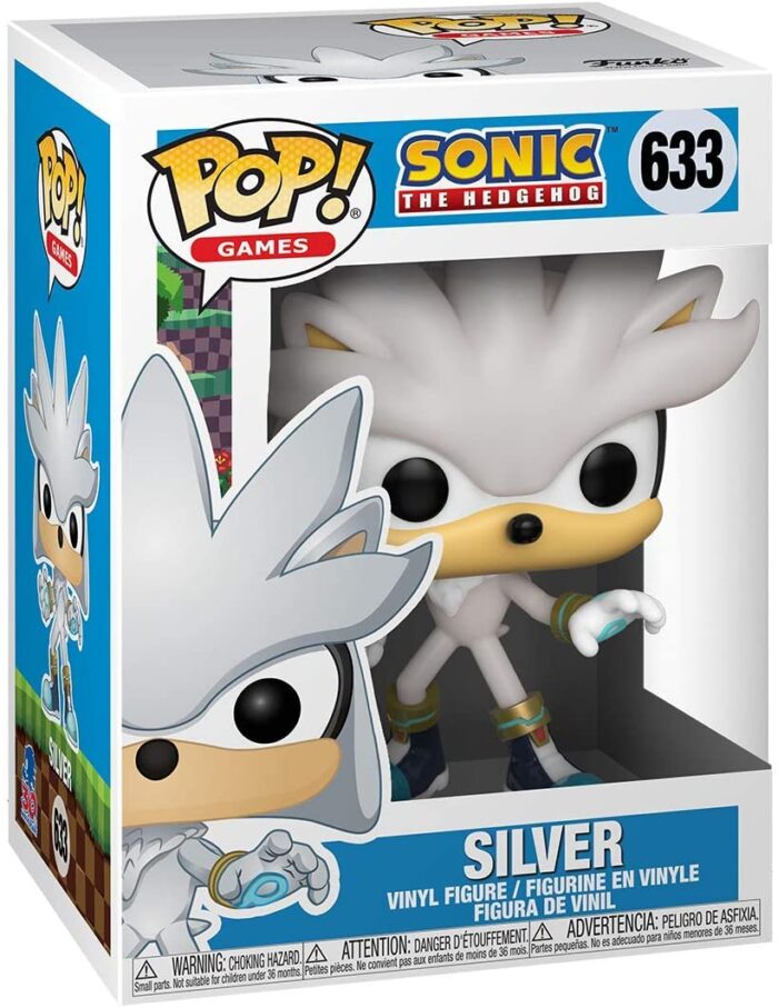 Funko Pop! Games - Sonic The Hedgehog - Silver 633 - Vinyl Figure - immagine 2