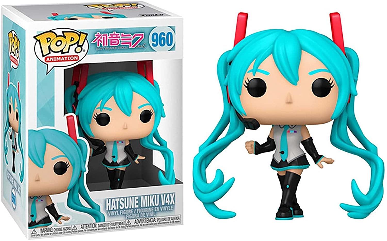 71fq5qegzxs._ac_sl1500__3.jpg Funko Pop! Animation - Hatsune Miku - Hatsune Miku V4X - 960 - Vinyl Figure - immagine 1