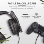 Cuffie GXT 488 Forze-B - Gaming Headset Trust - Nero (PS4) - immagine 2