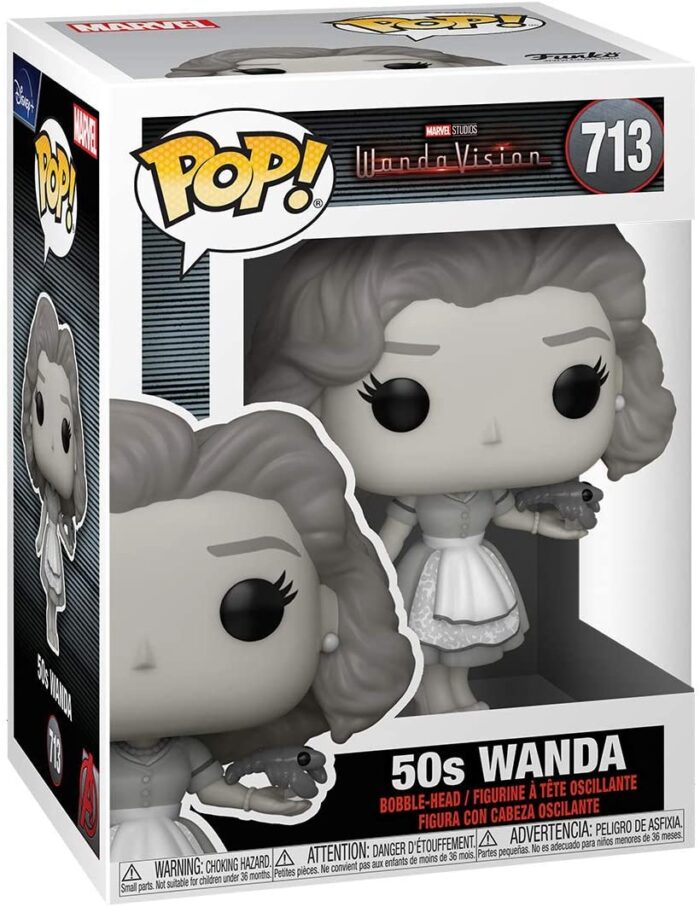 Funko Pop! Marvel Studios Wanda Vision - Wanda 50s - 713 - Bobble Head - immagine 2