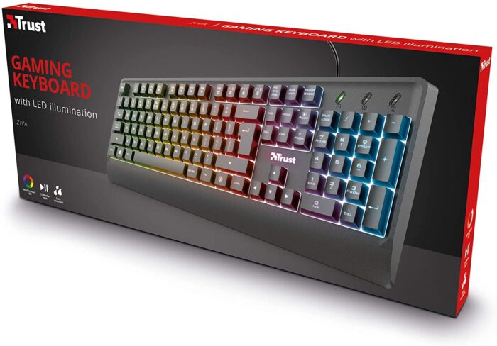 Trust Gaming Ziva - Tastiera da Gioco Illuminata (PC) - immagine 2