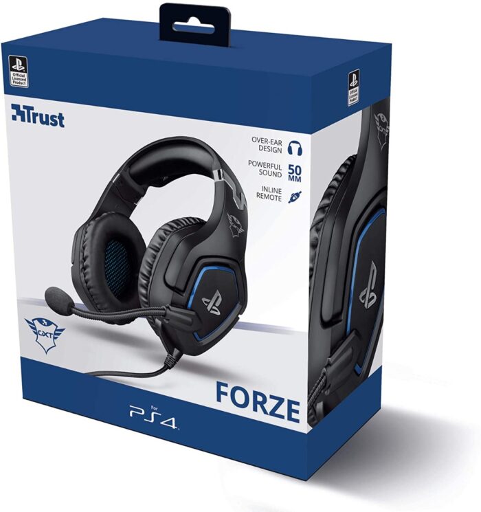 Cuffie GXT 488 Forze-B - Gaming Headset Trust - Nero (PS4) - immagine 6