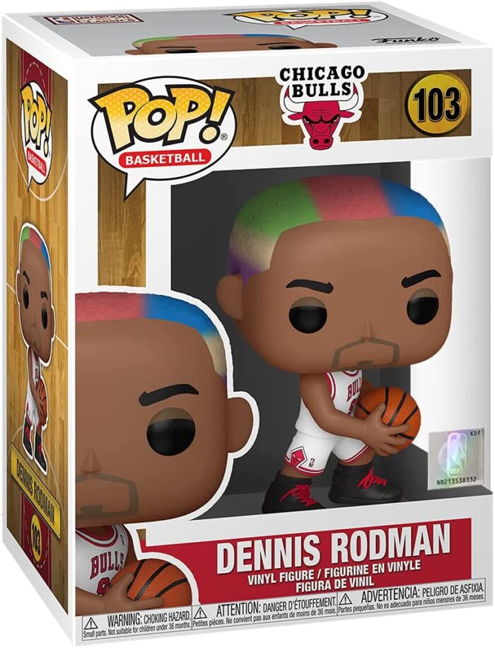 Funko Pop! Basketball Chicago Bulls - Dennis Rodman - 103 - Vinyl Figure - immagine 2