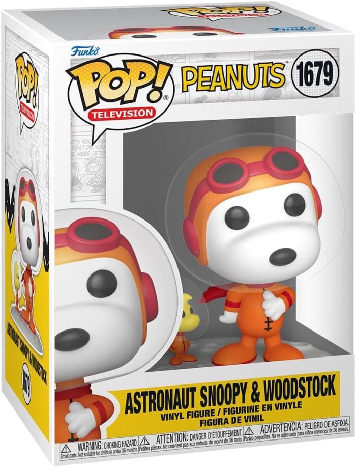 Funko Pop! Television Peanuts - Astronaut Snoopy & Woodstock - 1679 - Vinyl Figure - immagine 2