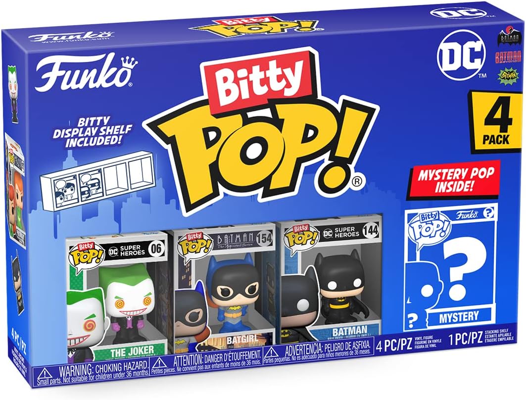71idxeo4ugl._ac_sl1300_.jpg Funko Bitty POP! DC - The Joker - 4 Pack - immagine 1