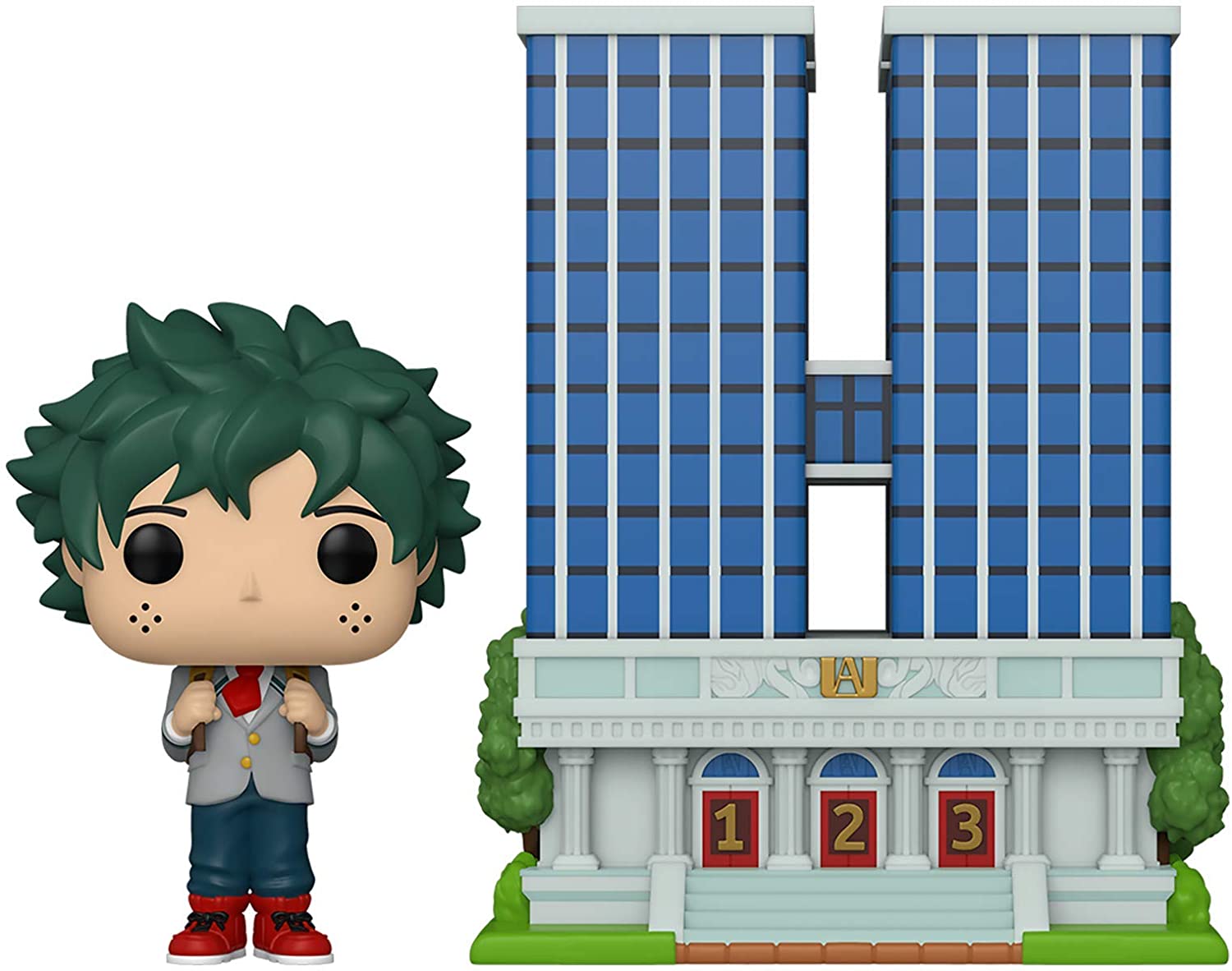 71kieydgmwl._ac_sl1500__6.jpg Funko Pop! - Town - My Hero Academia - U.A. High School With Izuku Midoriya - 04 - Vinyl Figure - immagine 1